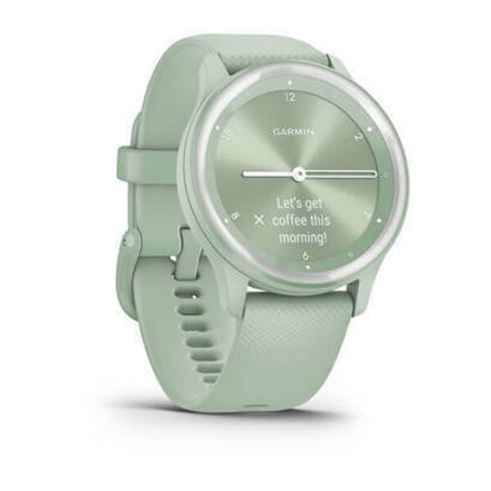 Смарт-часы Garmin Vívomove Sport Cool Mint Case and Silicone Band with Silver Accents 010-02566-03