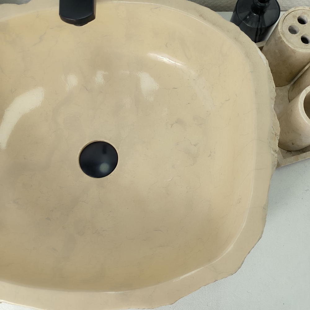 Раковина из мрамора Erozy Cream EM-64952 53*45*15 0874