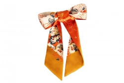 Шелковый твилли шарф Mollen Золотая поляна