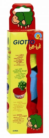 Пластилин 3 баночки теста для игр для детей Giotto