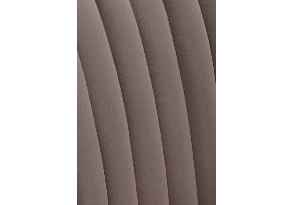 Стул на металлокаркасе Седа К велюр латте / белый