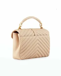 Женская сумка Saint Laurent College Monogram Medium кремовый