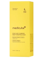 Medicube Ночная маска-пленка с куркумой и коллагеном против пигментации Kojic Acid Turmeric Night Wrapping Mask 75 мл