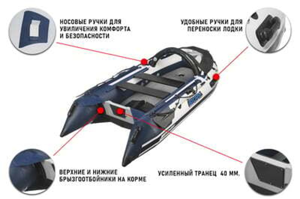 Лодка ПВХ STORMLINE Airdeck Extra 360