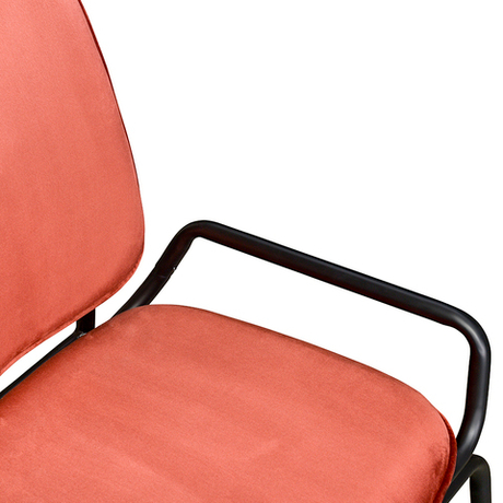 Стул Latitude Ror Double Frame черный/темно-красный