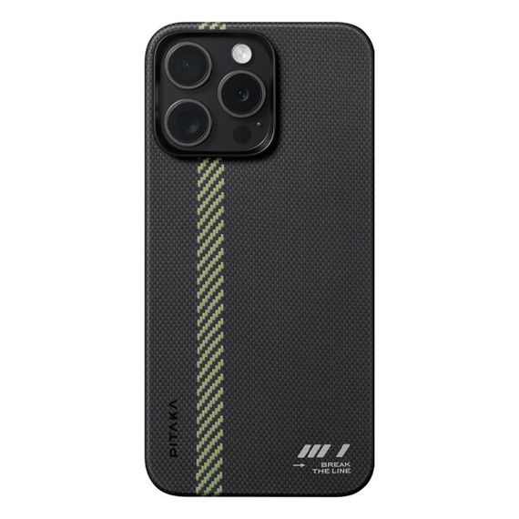 Чехол Pitaka MagEZ Case 5 для iPhone 15 Pro Break the Line (KI1501BTL)