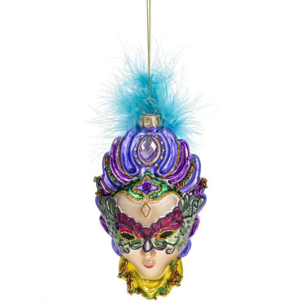 GAEM Украшение новогоднее "Маска", L7 W3 H16 см, 3в.