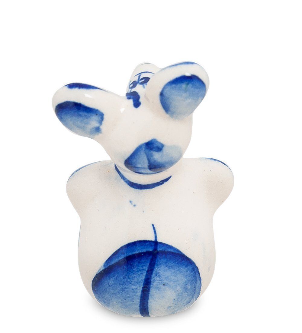 ГЛ- 317 Фигурка «Мышка-Софи» бол. (Гжельский фарфор)