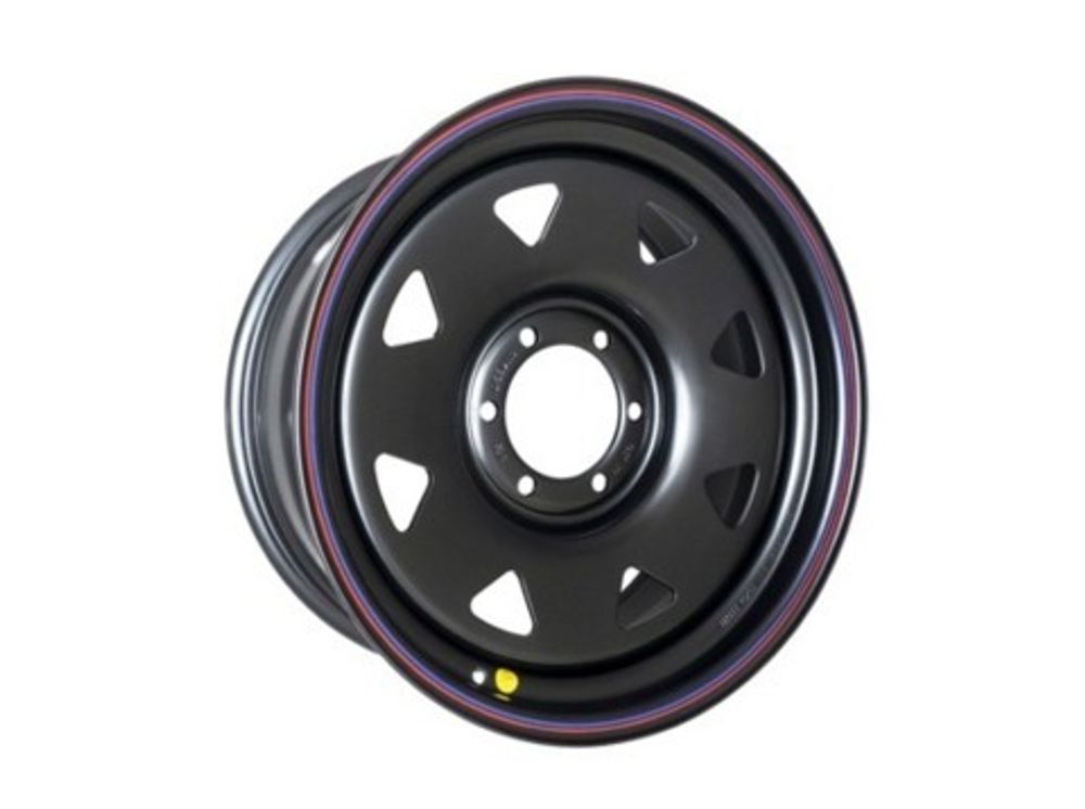 Диск колесный стальной штампованный ORW 19B, 6x139.7, 18x8, ET+15, ЦО 110, черный