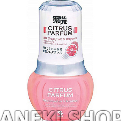 Дезодорант для комнаты жидкий с ароматом сочного розового грейпфрута и бергамота 400 мл Kobayashi