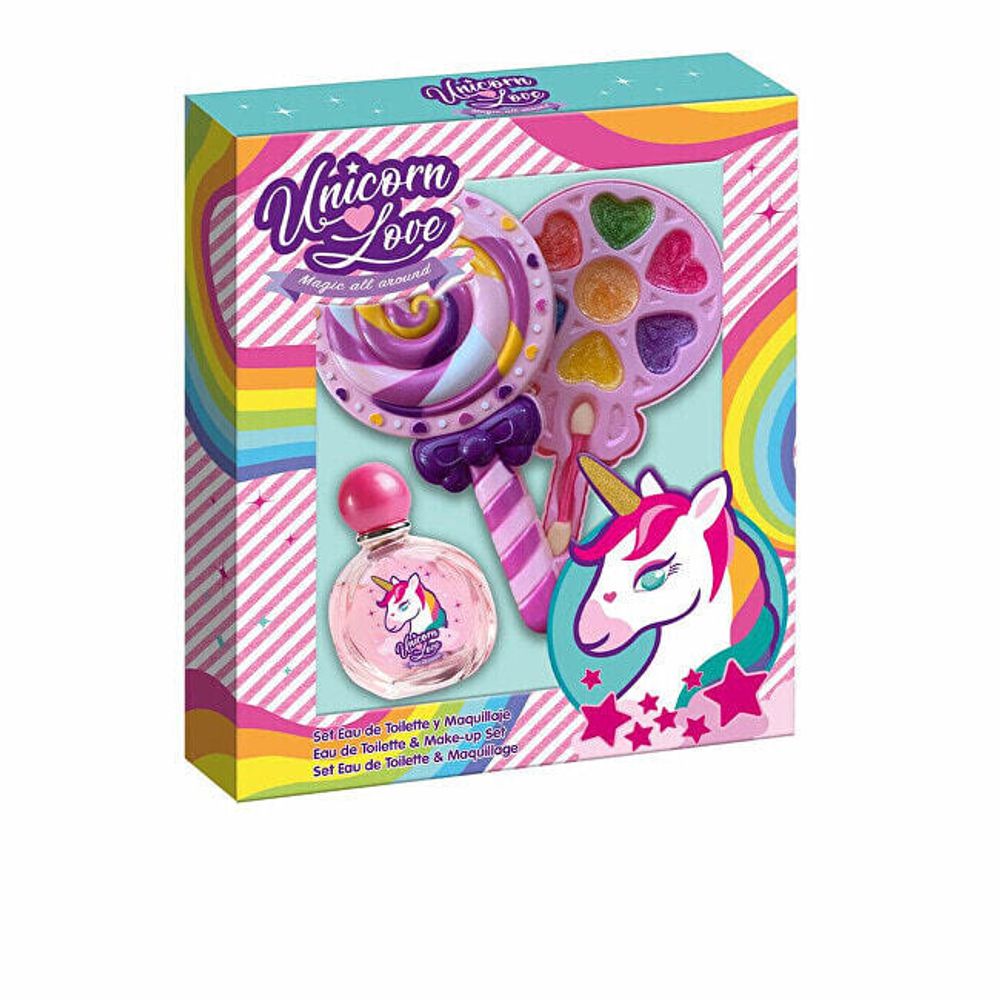 Набор с туалетной водой Eau My Unicorn EP Line 50 мл + набор для макияжа