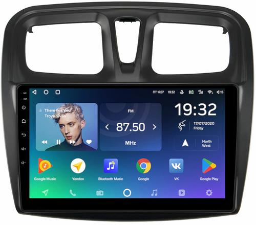 Магнитола для Renault Logan 2, Sandero 2 2014+ (рамка 10) - Teyes CC2 PLUS монитор 10.1" QLED, Android 10, Быстрая, SIM-слот