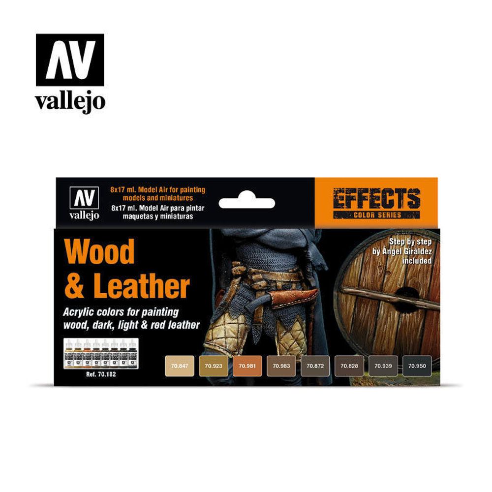 MODEL COLOR SET: WOOD AND LEATHER (8)