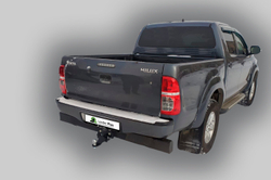 Фаркоп Лидер-Плюс для TOYOTA HILUX (4WD) (N2) с задним силовым бампером 2008-2015 ( ШАР ВСТАВКА 50*50 ) с электрикой (Smart) и сертифкатом в комплекте арт.(T114-E)