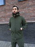 Тактический демисезонный костюм / softshell / олива
