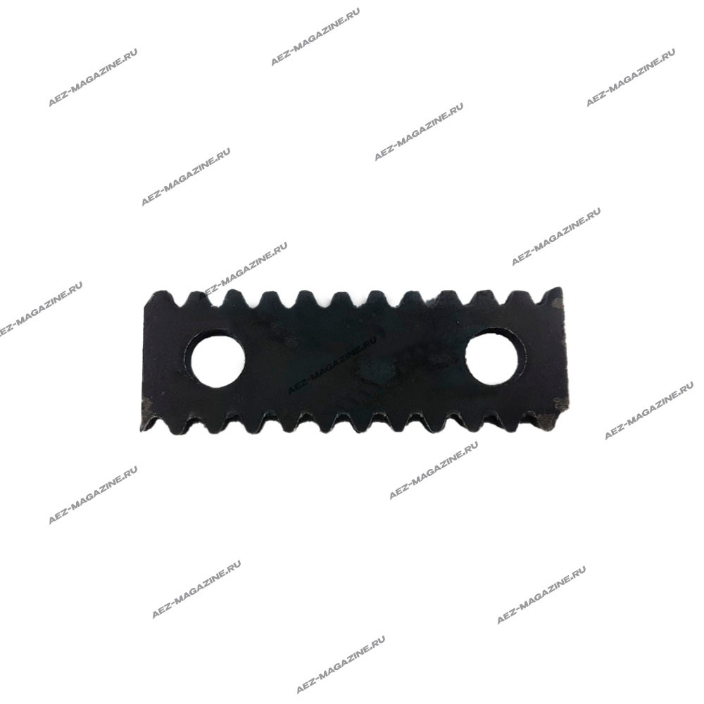 Нож к зернодробилке тип G, 70х24мм, 2 отверстия d-9мм