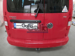 Фаркоп оцинкованный Galia V067A для Volkswagen Caddy 2004-(паспорт и сертификат в комплекте)(без электрики)