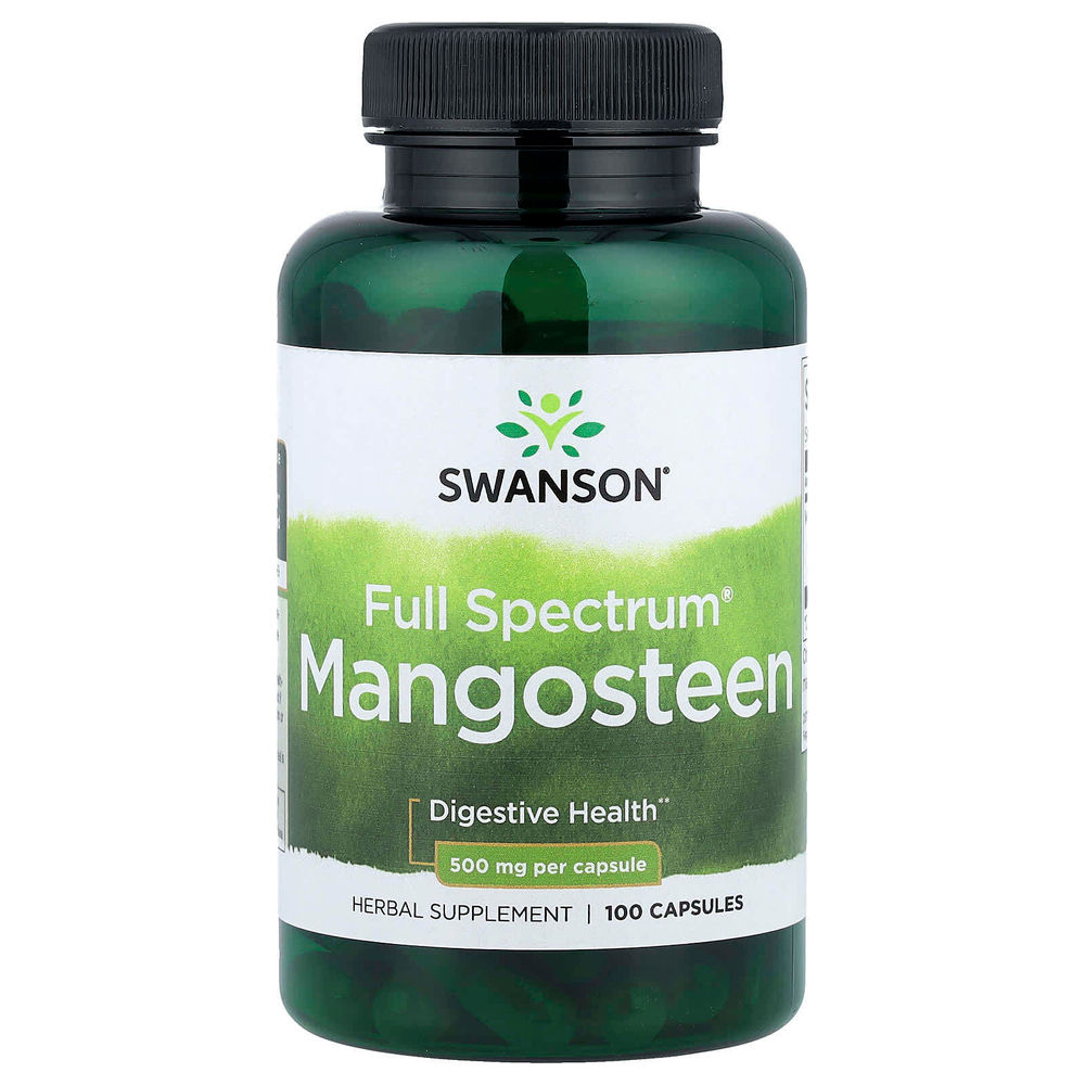 Swanson, Full Spectrum® мангостан, 500 мг, 100 капсул
