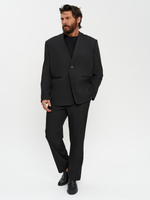 Брюки к однобортный костюм без ворота