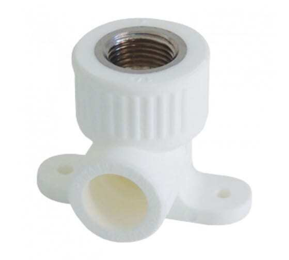 Угольник комб. вн.р. 25*3/4" белый (20шт./уп.)