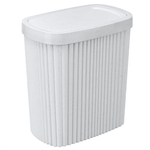 Контейнер для мусора "velvet" 1,9л 160х100х172мм (светло-серый флэк)