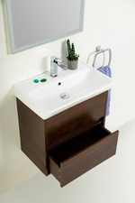 Тумба под раковину BelBagno Neon 60 NEON-600-2C-SO-RS подвесная Rovere Scuro