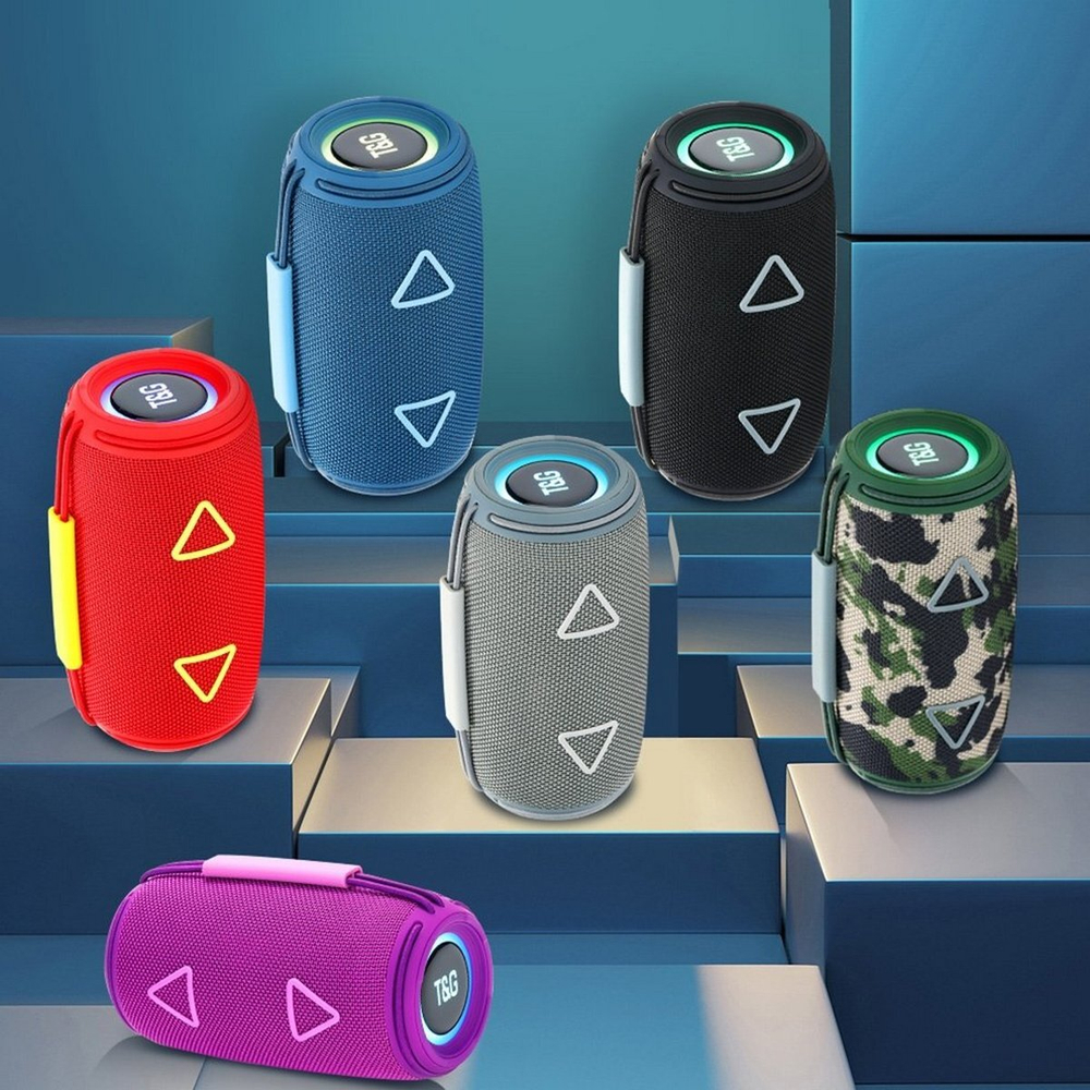 Беспроводная колонка TG-657 (16W/TF/USB/FM) RGB Light