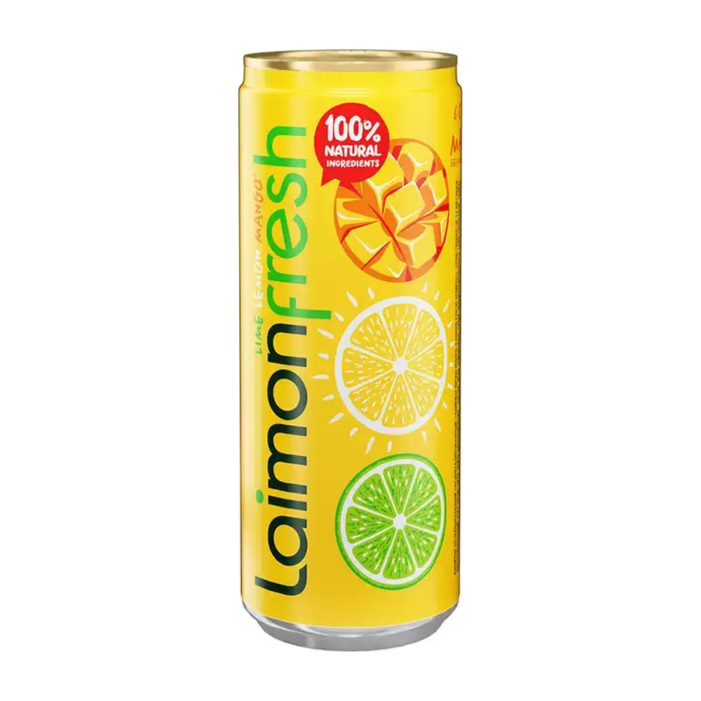 Напиток газированный Laimon fresh Лайм,лимон,манго 0,33л