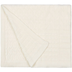 Плед Snippet, молочно-белый