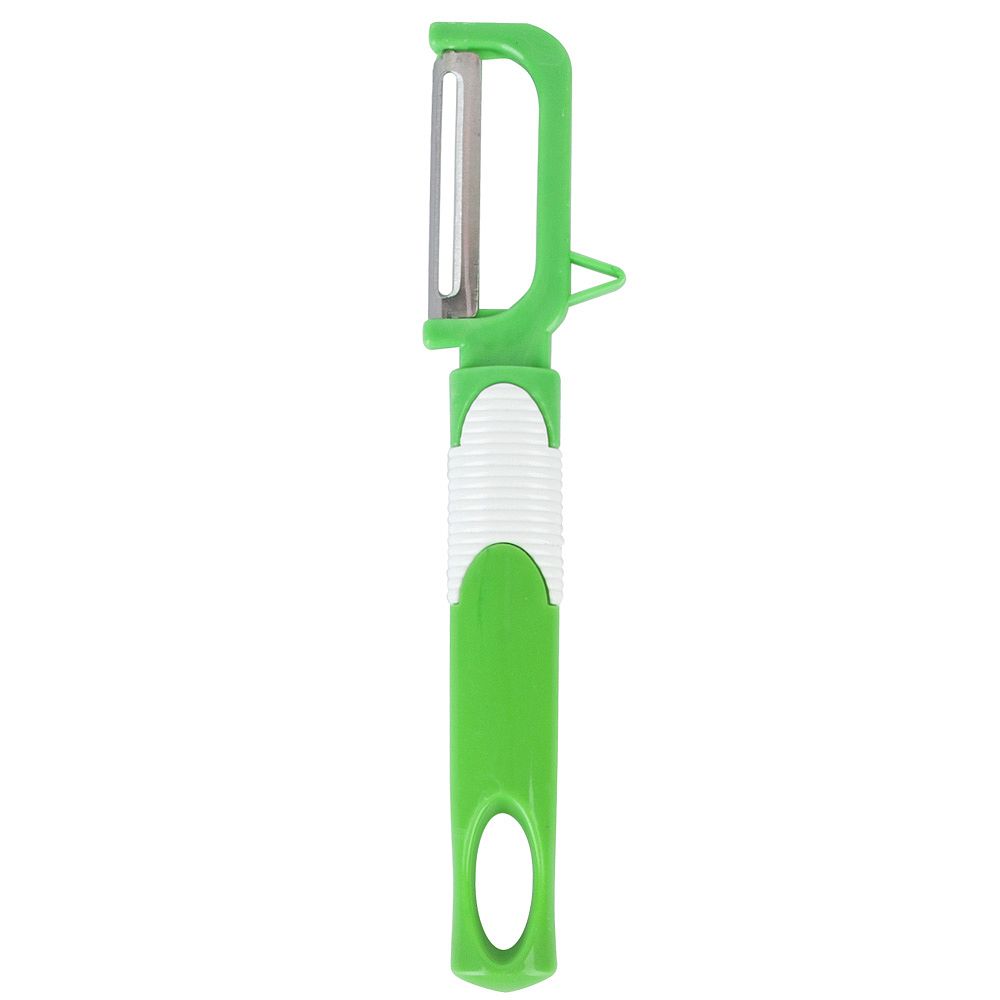 Овощечистка 17*3*1см. (3 вида) (нержавеющая сталь, полипропилен) (упаковка с хедером)