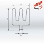 ТЭН HARVIA - тэн харвия 1500W ZSK-690 (ZSK690) 230V - нагревательный элемент для печи сауны