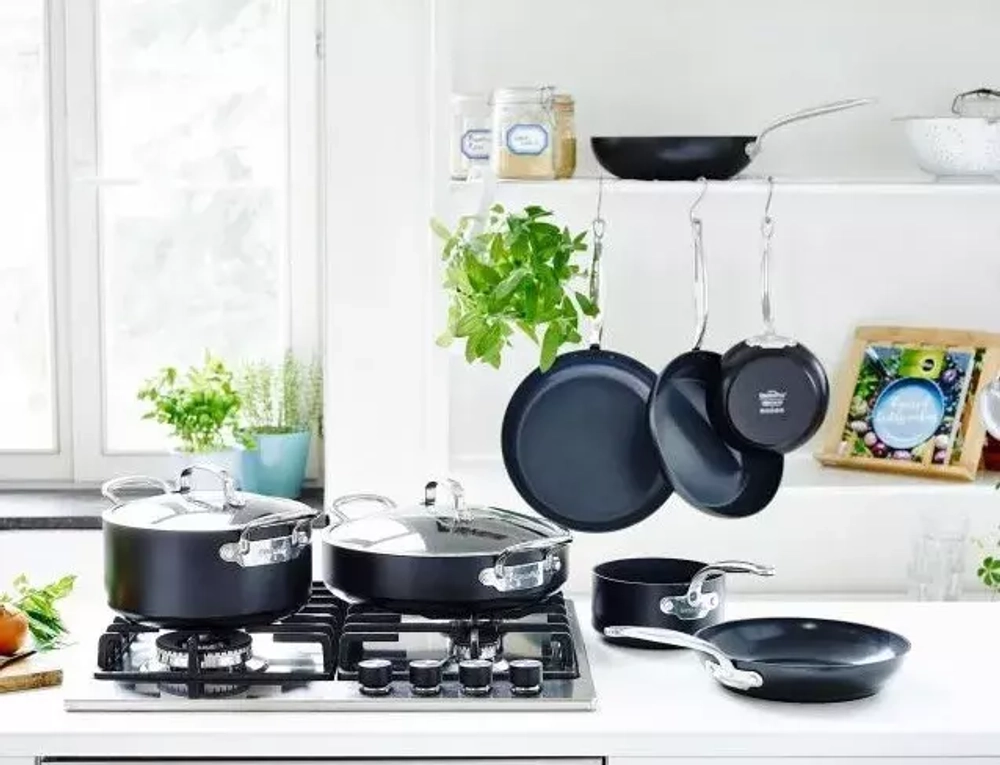 GreenPan - Сковорода для рыбы Barcelona 33х23см овальная / артикул   CW002277-002  / GTIN 4895156639510