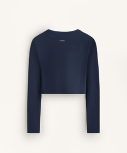 Oysho Футболка с длинными рукавами Comfortlux, темно-синий