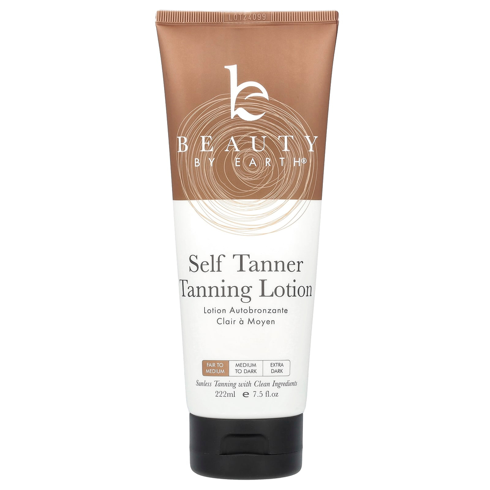 Beauty By Earth, Лосьон для автозагара, от умеренного до среднего, 222 мл (7,5 жидк. унц.)