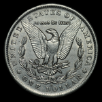 Крупная серебряная монета 1 доллар 1883 г. США