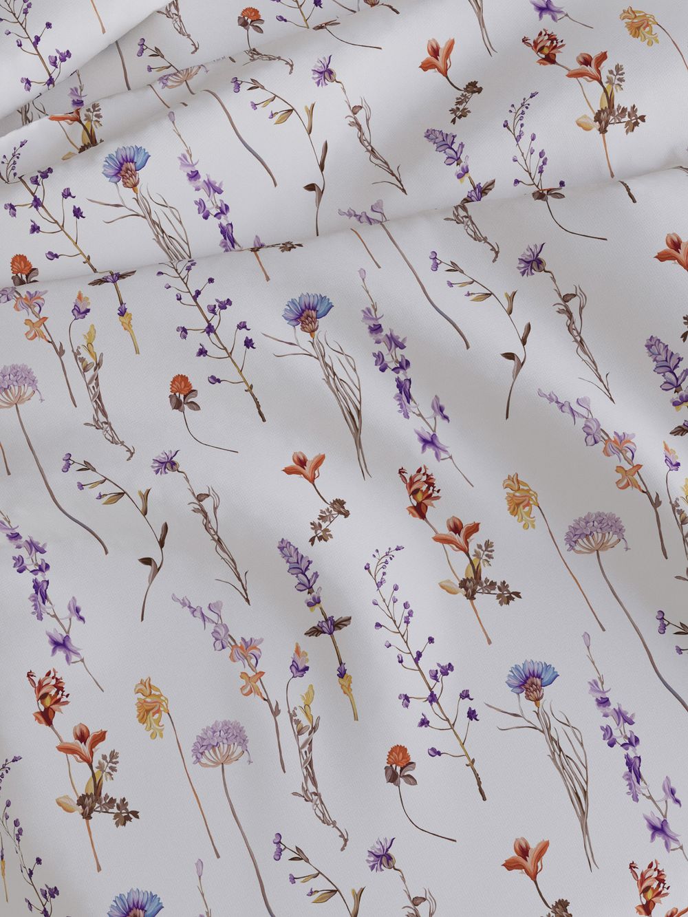 Простынь на резинке Сказка "Флора" 180х200 см