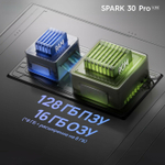 Смартфон TECNO SPARK 30 Pro 8/256ГБ (Ростест), Dual nano SIM, arctic glow