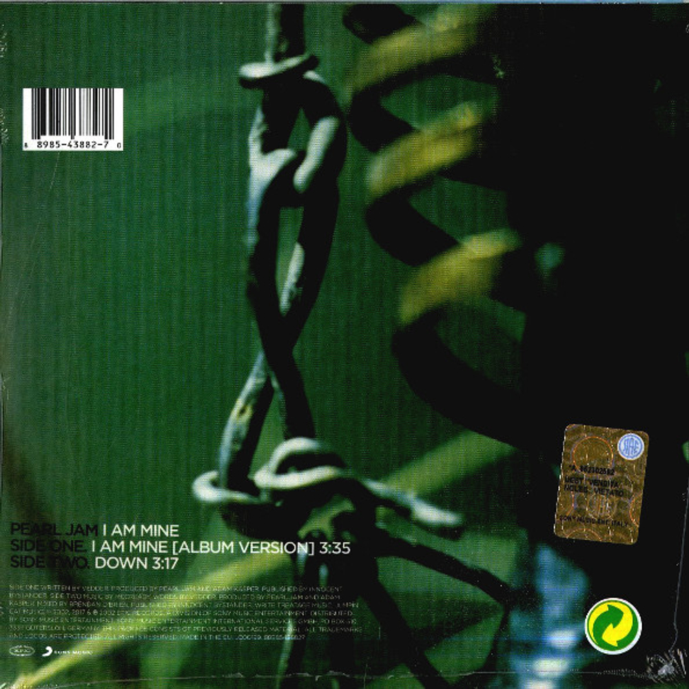Pearl Jam / I Am Mine, Down (7" Vinyl Single)