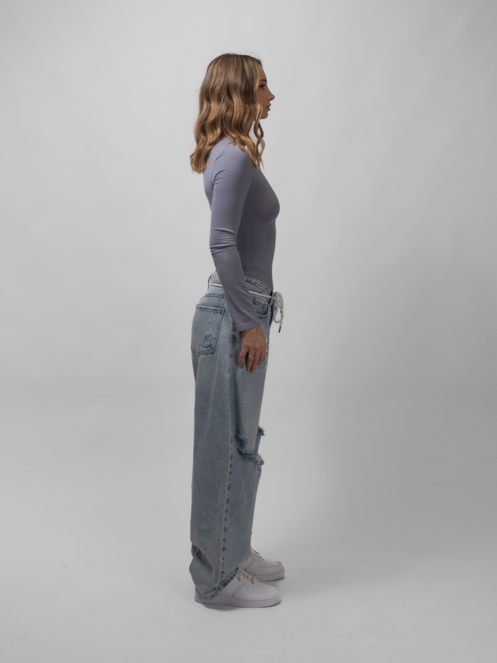 Лонгслив женский Skin Line (Grey)