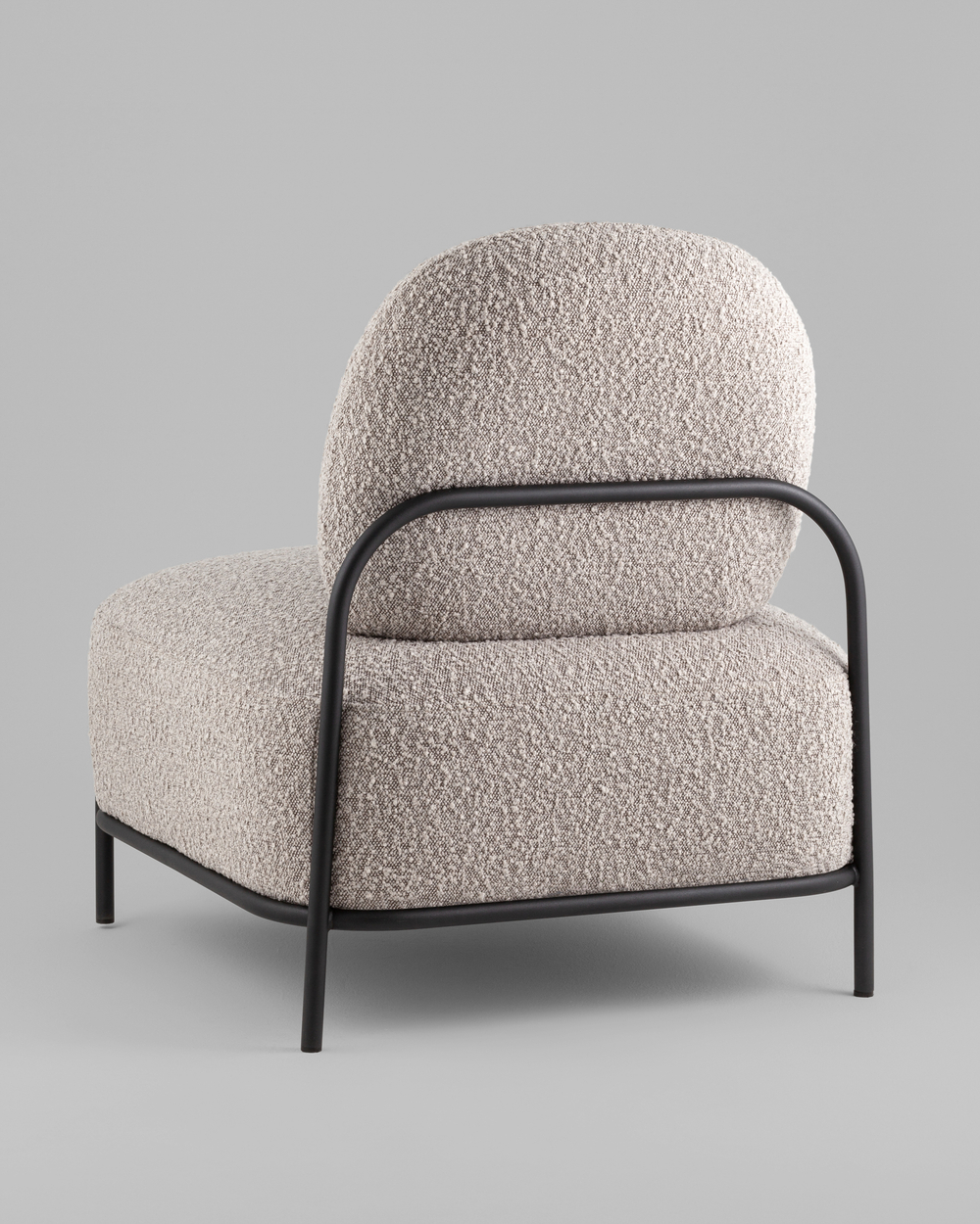 Кресло Стоун new ткань букле серо-бежевый