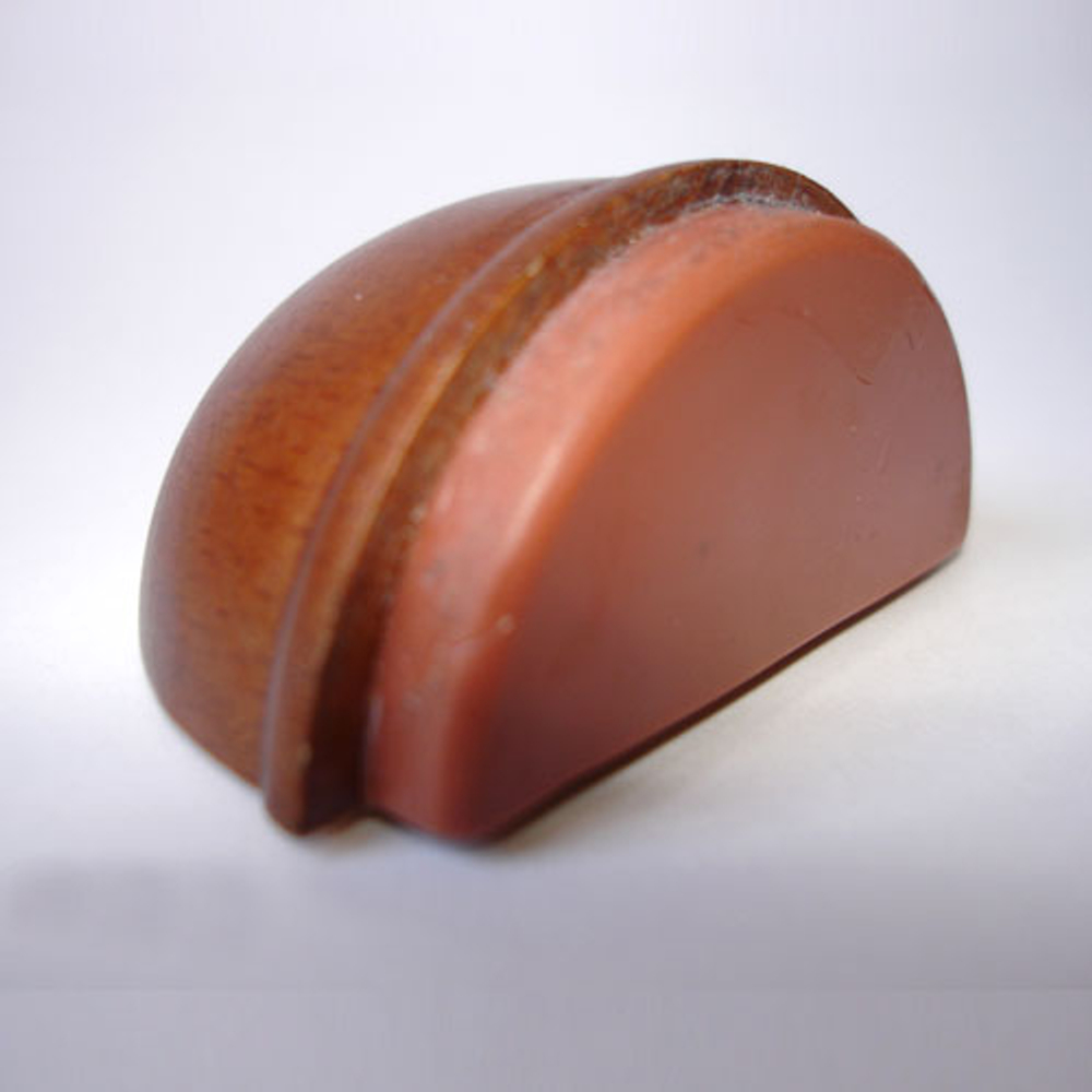 Отбойник двери под дерево (пол) 25мм самокл. "Aspro" Махагон