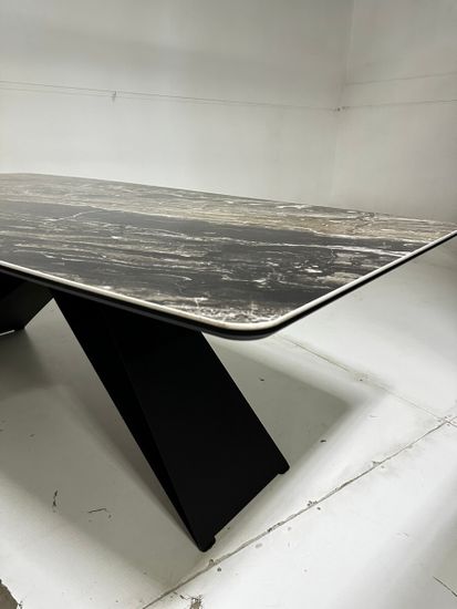 Стол МАРСЕЛЬ 220 RITCHER DOVE Amadeus, керамика / Черный