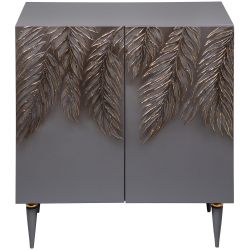 Комод Тропик Классик с 2 полками Серый Голд