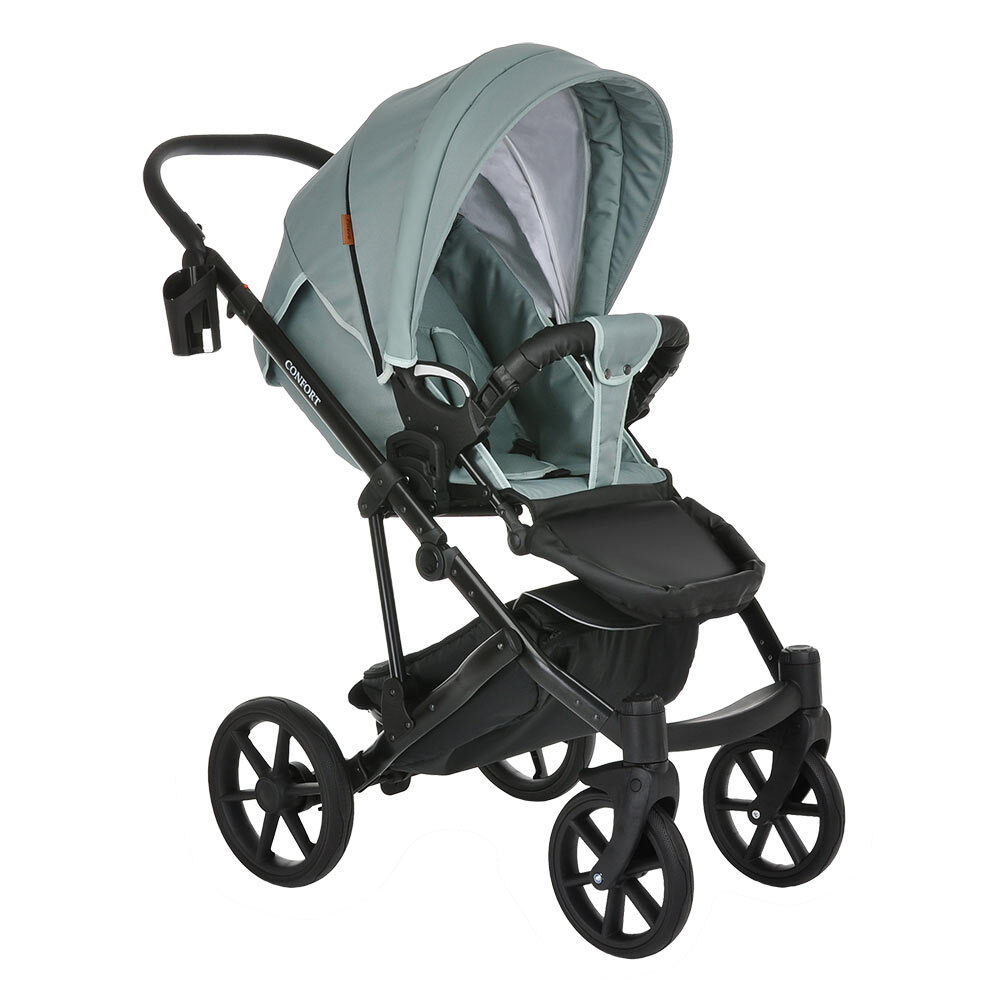 PITUSO Коляска 2 в1 CONFORT короб+прогулка Misty Mint/Plus