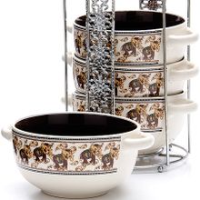 Набор супниц Loraine 26530 540 мл 4 шт