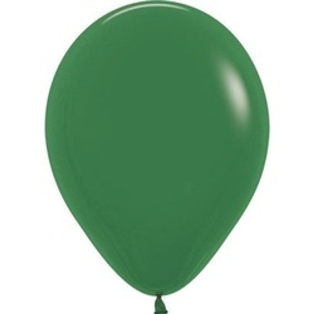 Шар (12"/30 см) Темно-зеленый (032), пастель 12 шт.