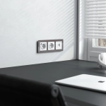 Розетка Ethernet RJ-45 (белый акрил) W1181041