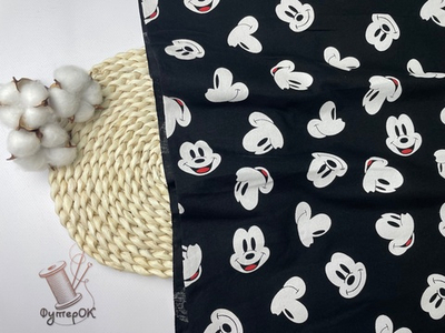 Кулирка ХБ мышки на черном