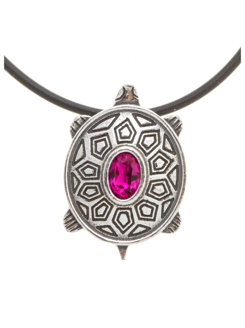 "Архелон"  подвеска в серебряном покрытии из коллекции "Кассида" от Jenavi с замком карабин