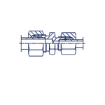 Соединение PR DS16 DS12 (нерж.)